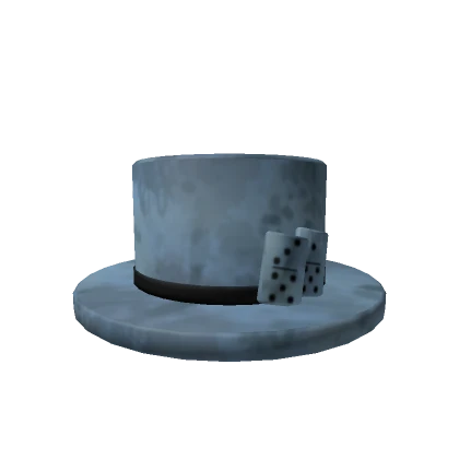 Bluesteel Domino Top Hat