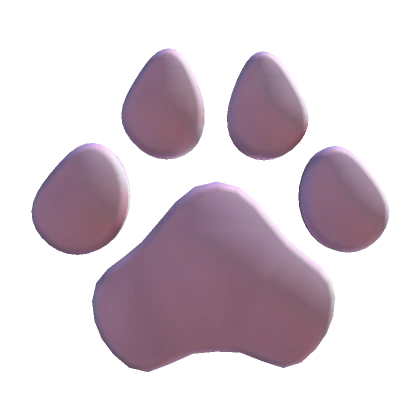 Pastel Pink Paw Face Sticker