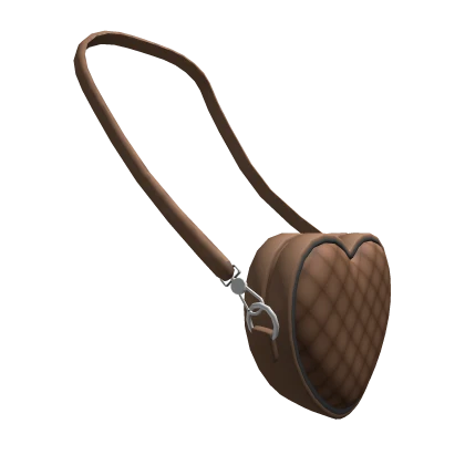 Trendy Kawaii Dark Brown Crossbody Bag