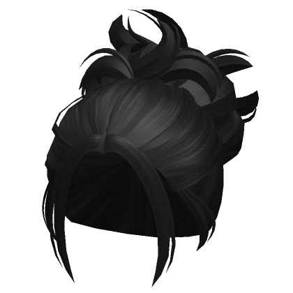 Very messy bun in Black