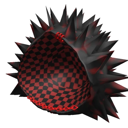 Spiky Hood (Red and Black)