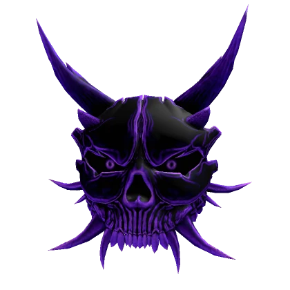 Oni Purple Skull Mask