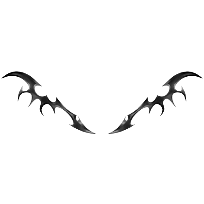 Cyber Vamp Y2K Metal Wings