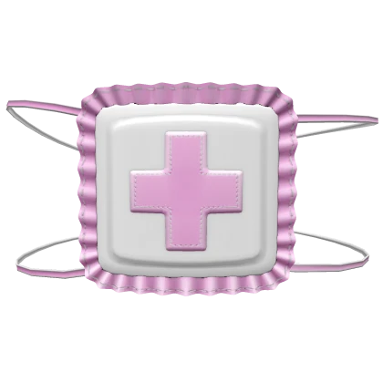 Pink Frilled Cross Eyepatch