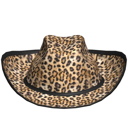 Leopard Cowgirl Hat