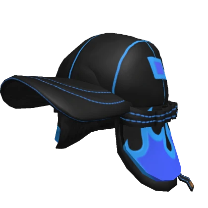 Blue Flame Ushanka w/ Brim