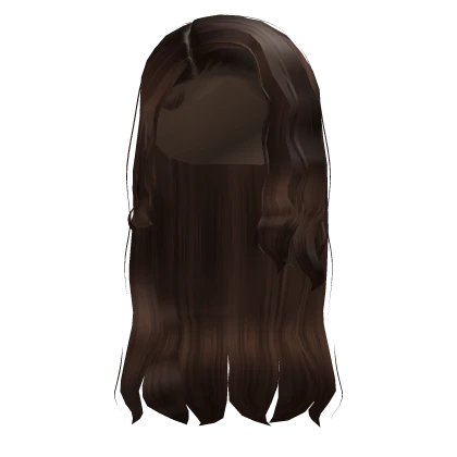 Long Wavy Side Part In Brown