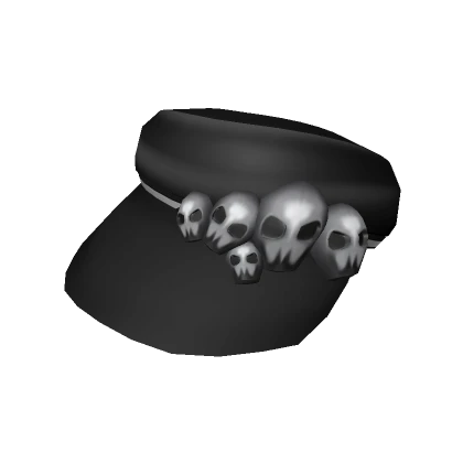 emo metal death skull cap y2k