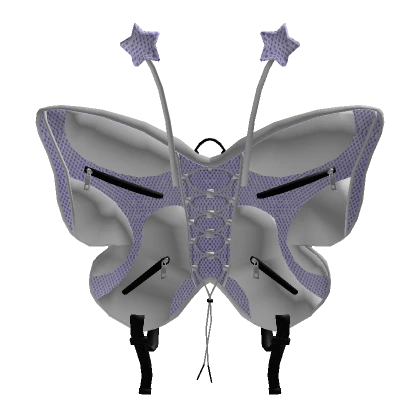 Purple Butterfly Cyber Y2K Backpack