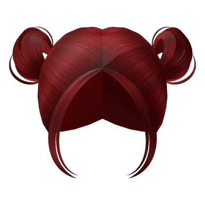 Kawaii High Buns in Red