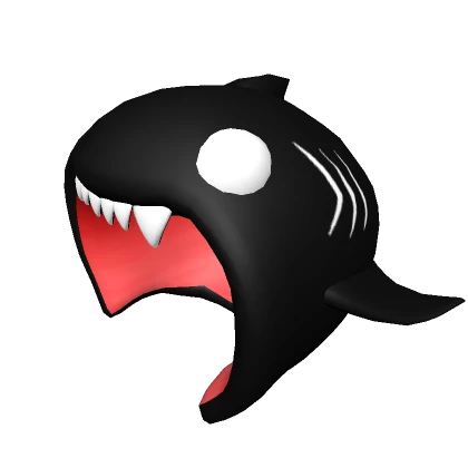 Cute Black Shark Mask Hood