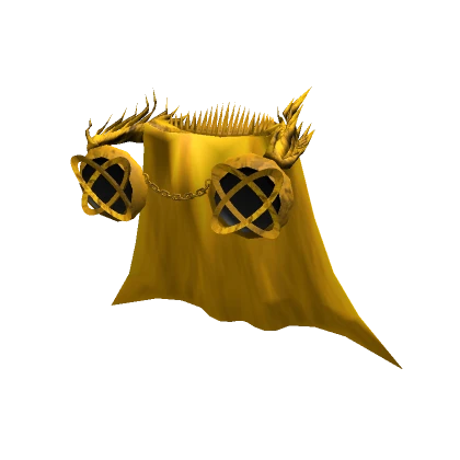 Yellow Vampire Lord Cape