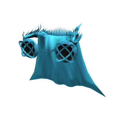 Light Blue Vampire Lord Cape