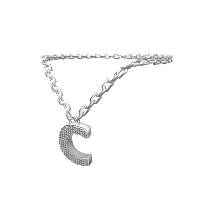 Silver Letter "C" Chain - R6, 2.0-3.0 male Initial