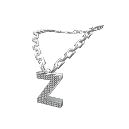 Silver Letter "Z" Chain 3.0 woman Initial Necklace