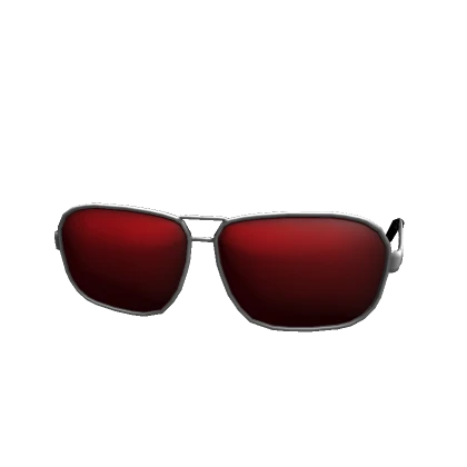 Red Aviator polarized sunglasses