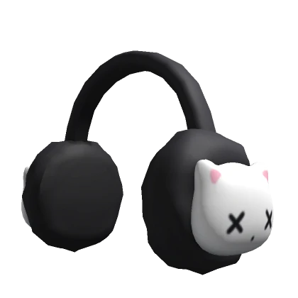 Kawaii Grunge Kitty Earmuffs y2k cute