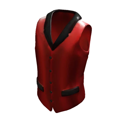 Red Suit Vest