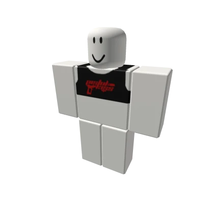 red “pistol kiss” black tank 