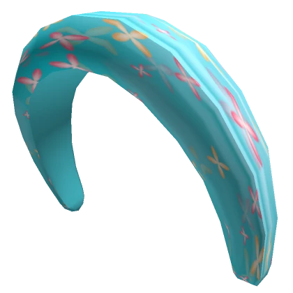 Sunkissed Petal Headband (Aqua Blue)