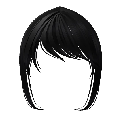 Simple Bangs in Black