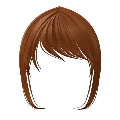 Simple Bangs in Ginger