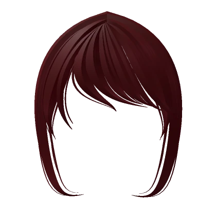 Simple Bangs in Red