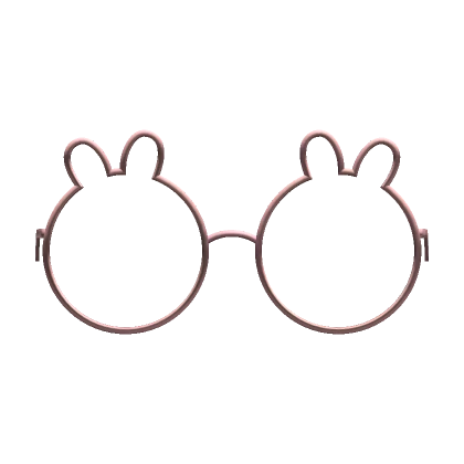 Low Round Bunny Glasses