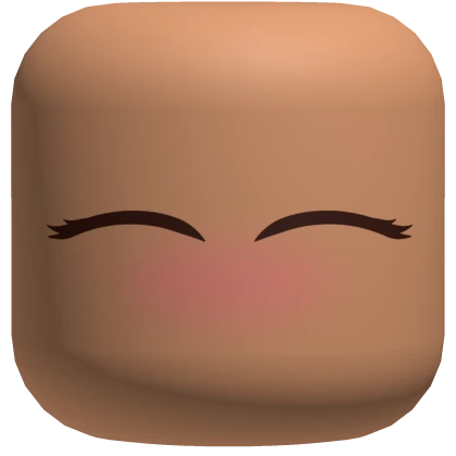happy eyes blush face mask