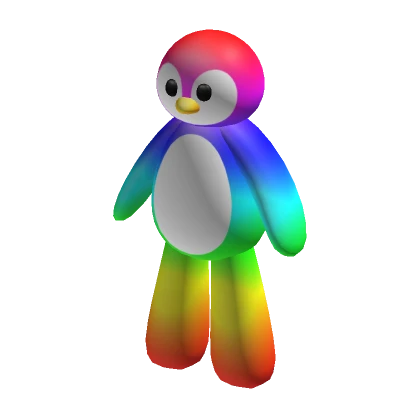 Giant Rainbow Penguin Suit