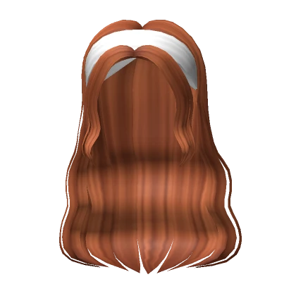 Wavy Headband Hair in Ginger