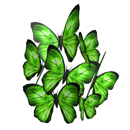 Butterflies on Face (L)