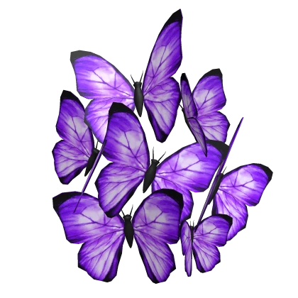 Butterflies on Face (L)