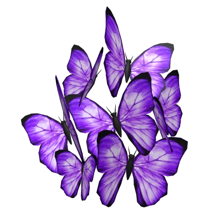 Butterflies on Face (R)