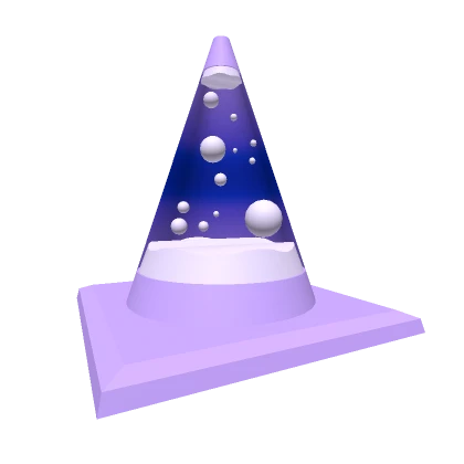 Lavender Lava Lamp Traffic Cone