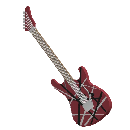 Red Graffiti Guitar