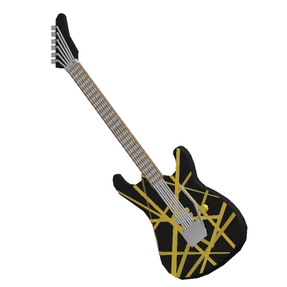 Black Graffiti Guitar