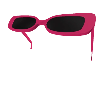 Hot Pink Raised Sunglasses