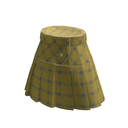 Clueless - Cher Iconic Plaid Yellow Suit Skirt