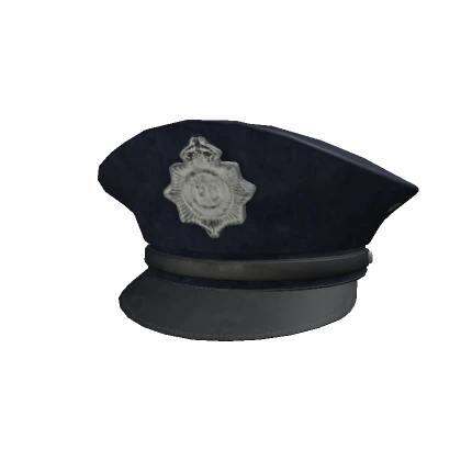 Blue Police Cap