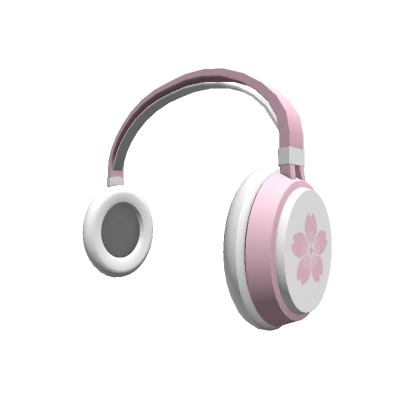 kawaii pink headphones