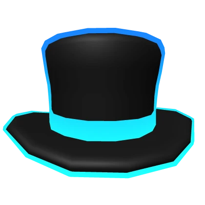 Cartoony Blue Top Hat