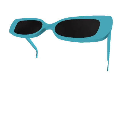 Blue Raised Sunglasses