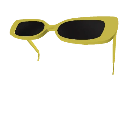 Yellow Raised Sunglasses