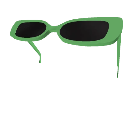 Green Raised Sunglasses