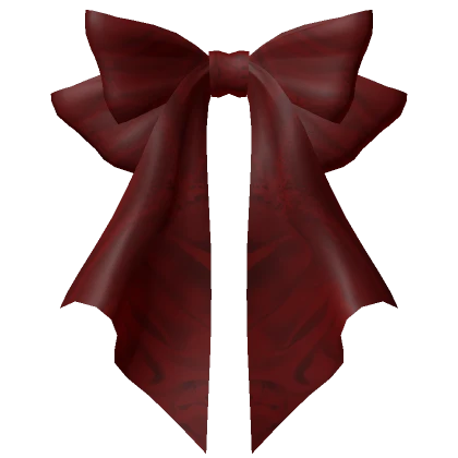 Iridescent Back Head-Bow in Red