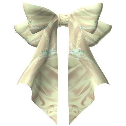 Iridescent Back Head-Bow in Yellow