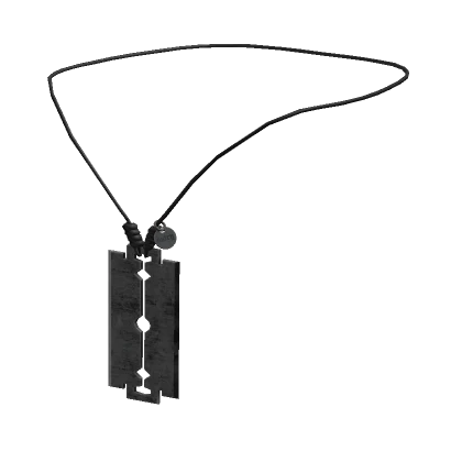 Prop Razor Blade Necklace [1.0]