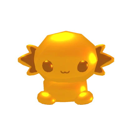 Cute Gold Axolotl