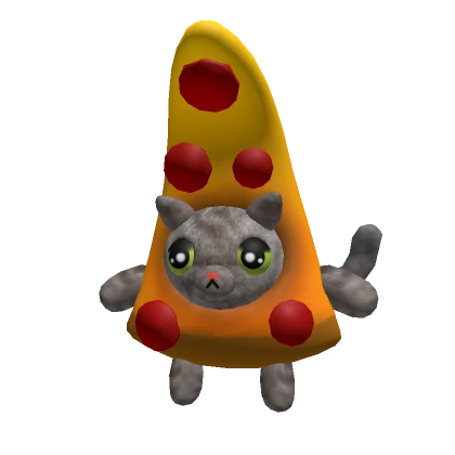 Cute Scared Pizza Cat Buddy